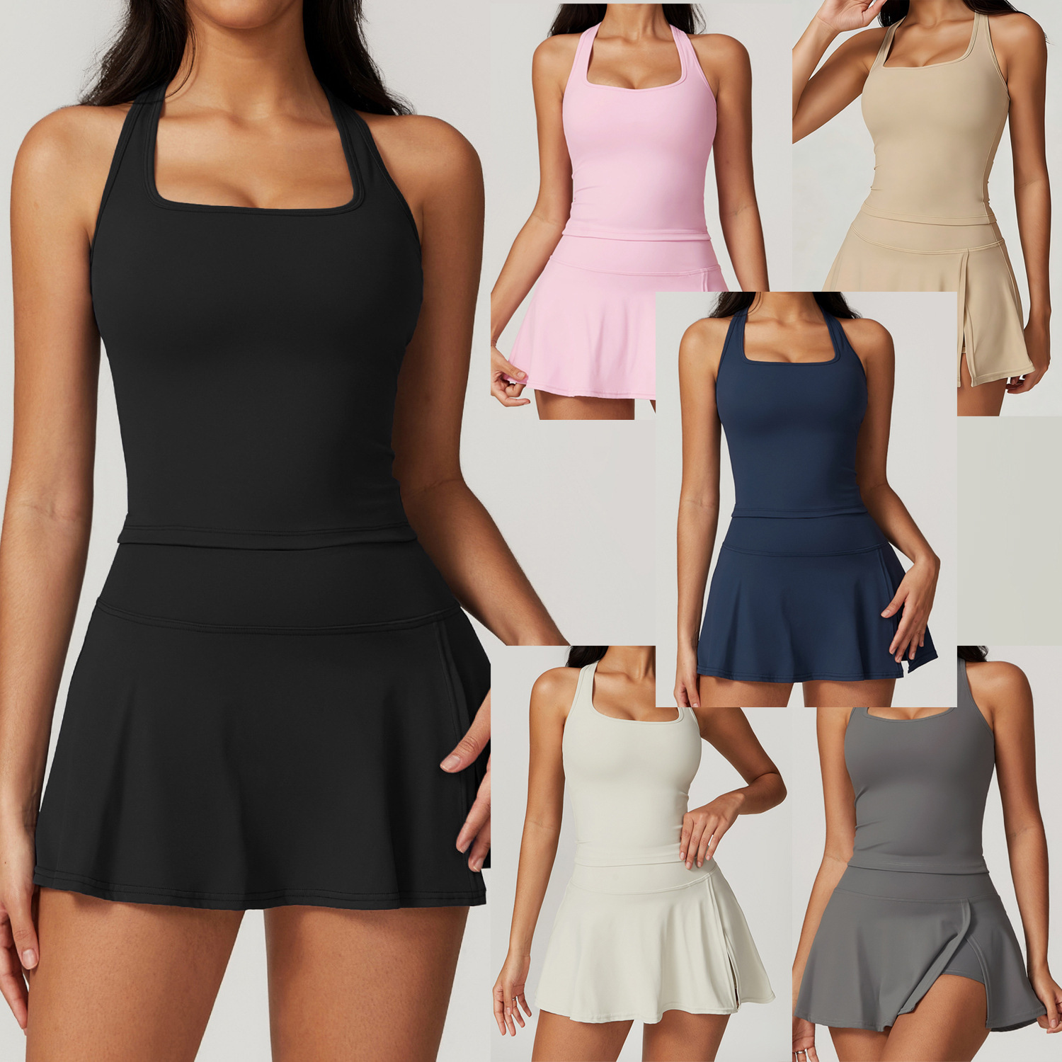 2-teilige Tennis-Kleider für D – Crop Top Crochet Bewertung und Preis