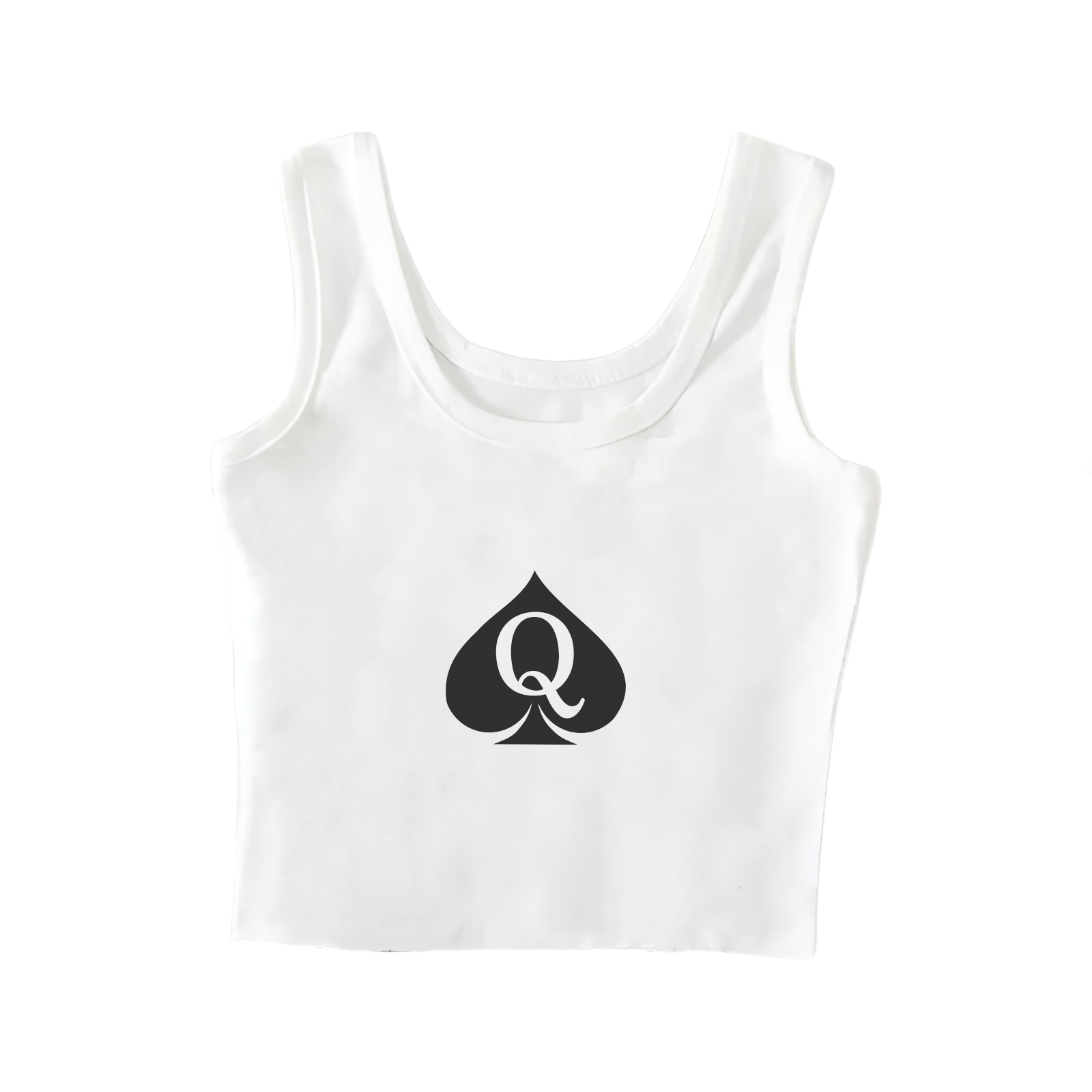 „Queen Of Spade“ Damen-Tanktop – Crop Top Crochet Bewertung und Preis